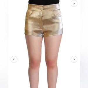 Dolce and Gabbana gold shorts size 38 (US2)